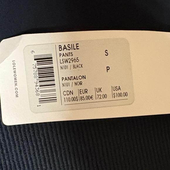 Lole Black Skinny Pants - Picture 3 of 4